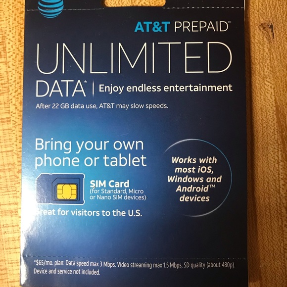 at&t | Other | Att Sim Card | Poshmark